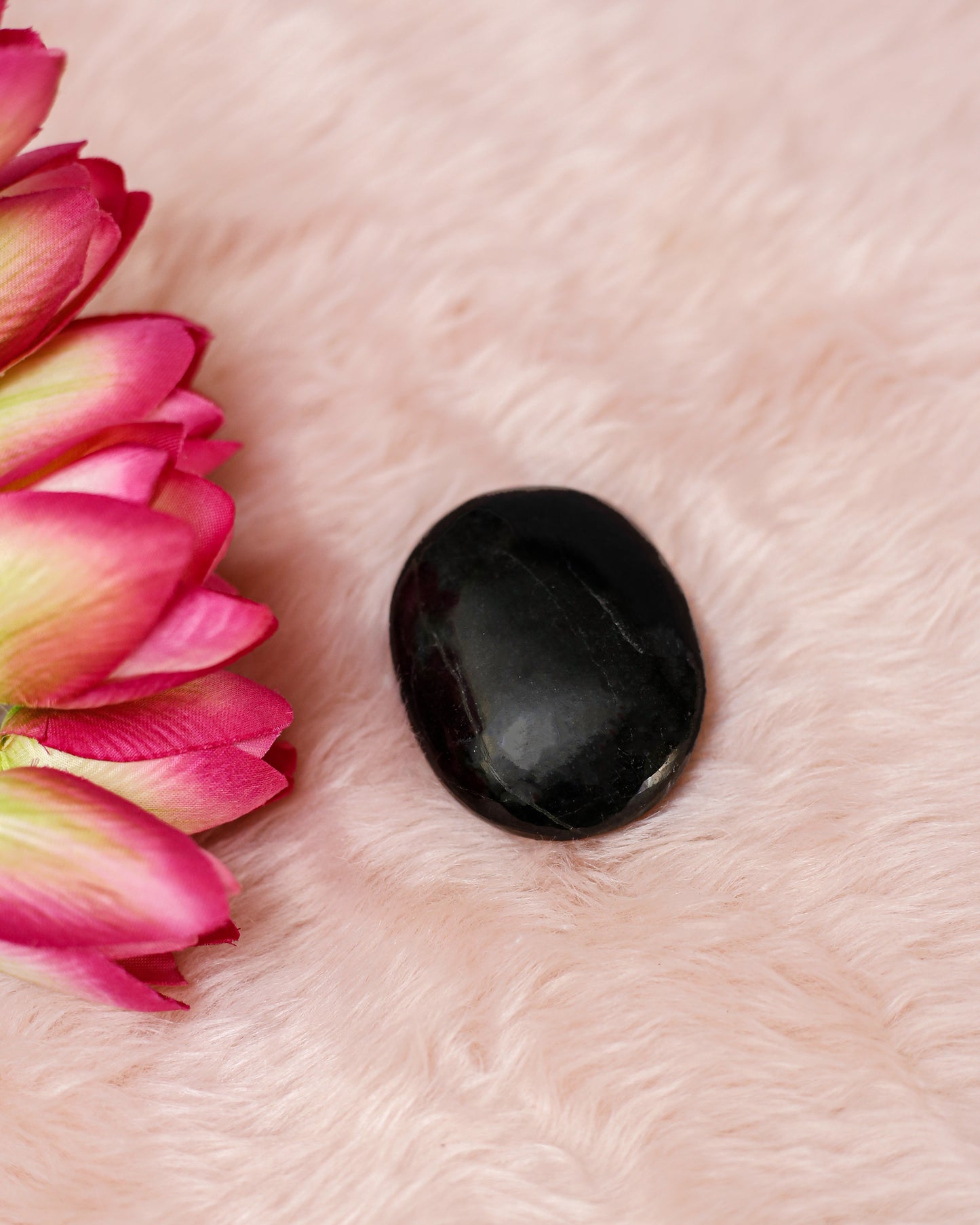 Black Tourmaline Palm Stone