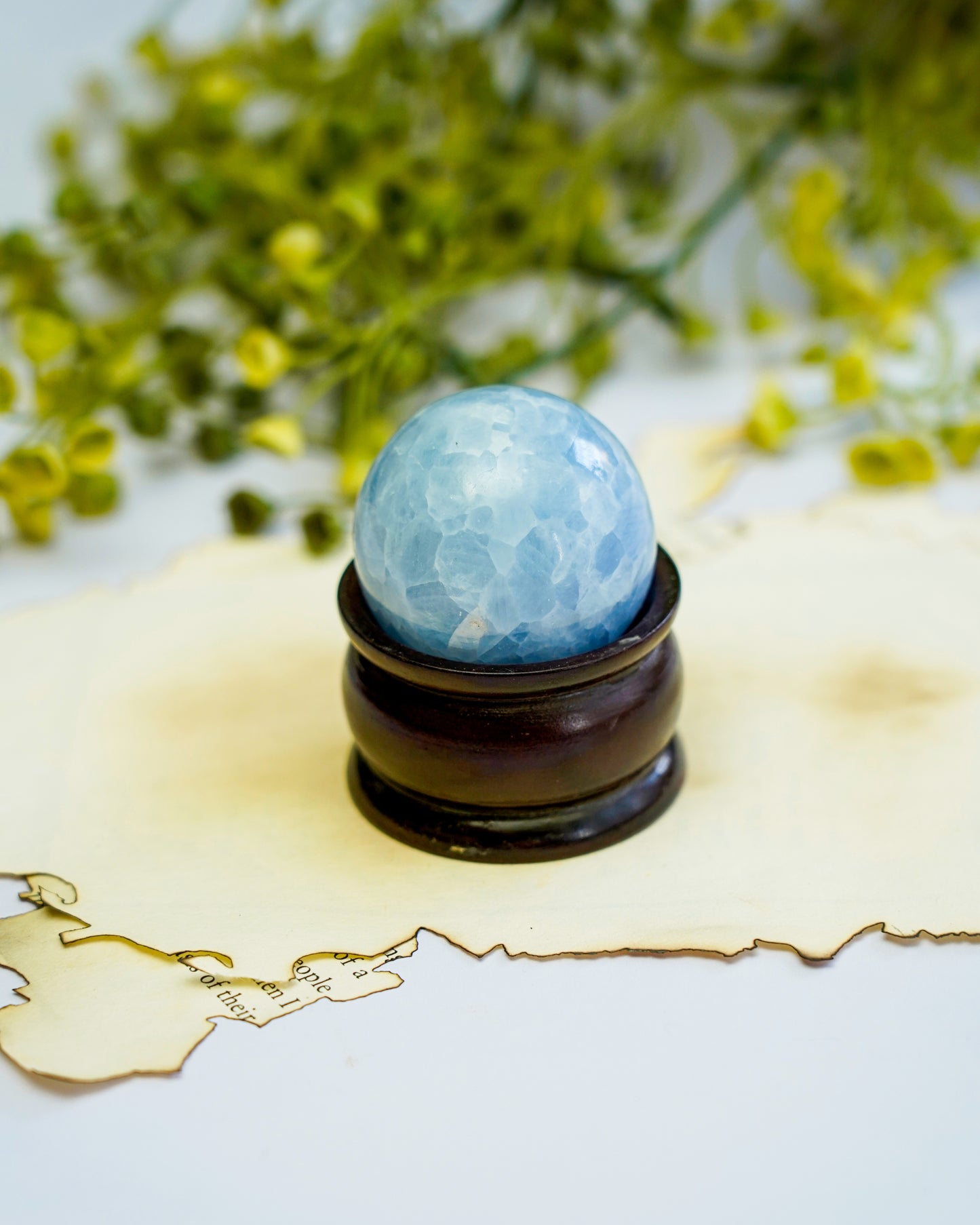 Blue Celestite Sphere