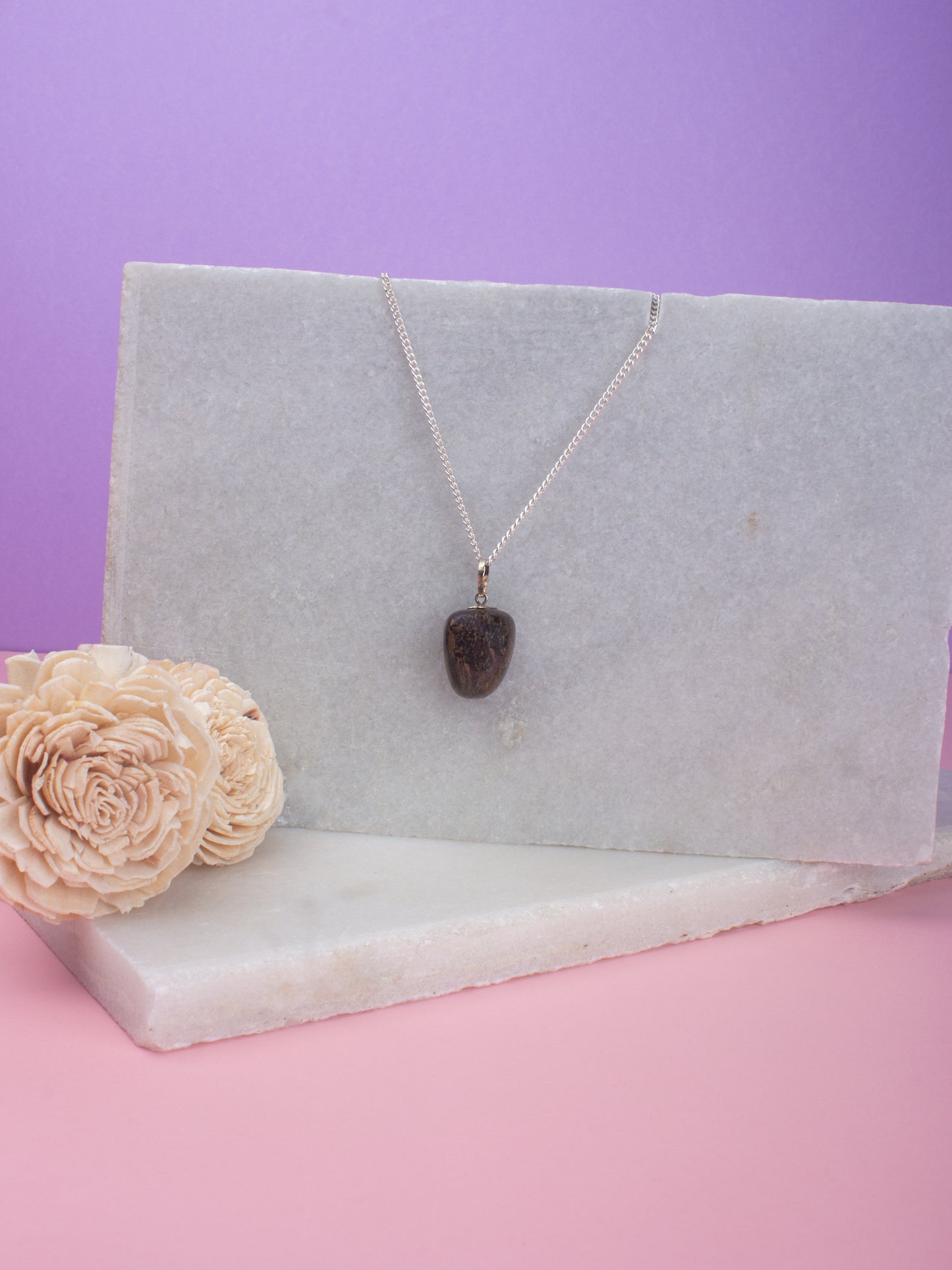 Garnet Tumble Pendant