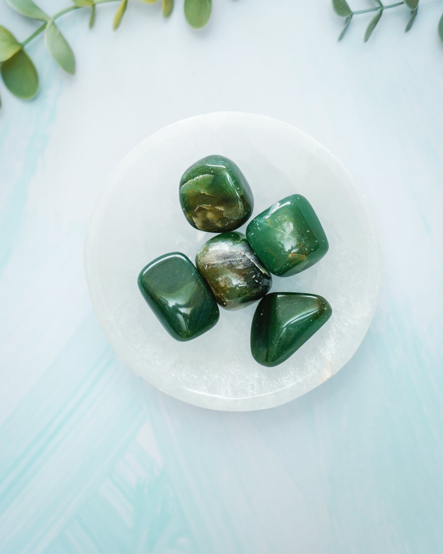 Dark Green Aventurine Tumbles