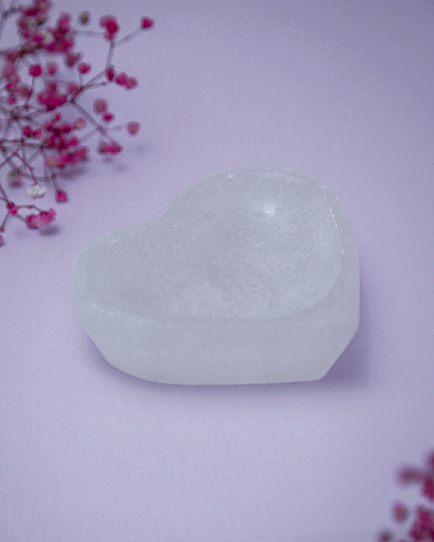 Selenite Charging bowl (heart)