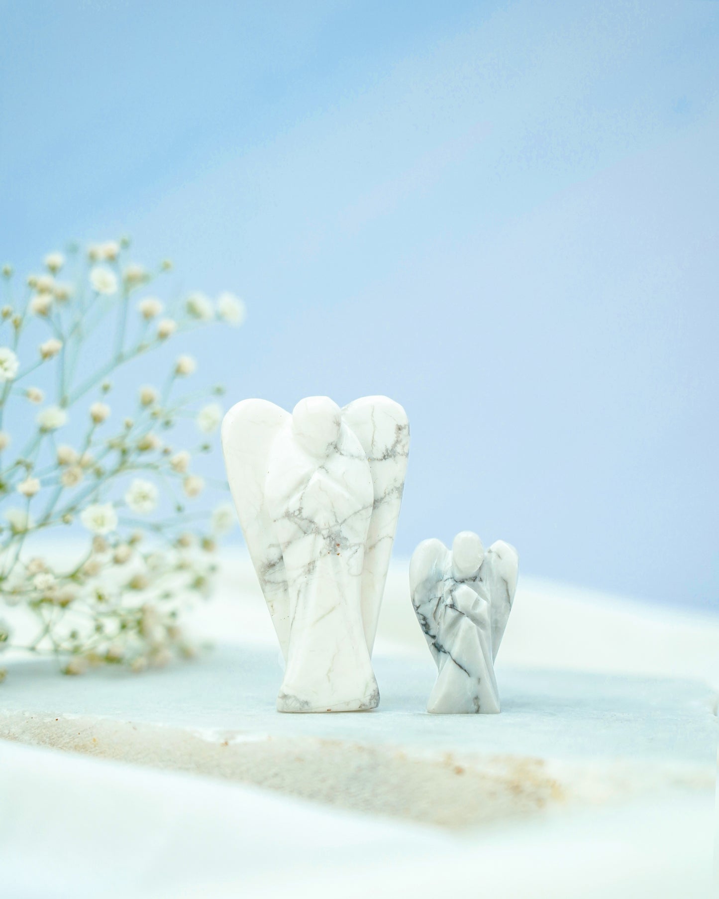 Howlite Angel