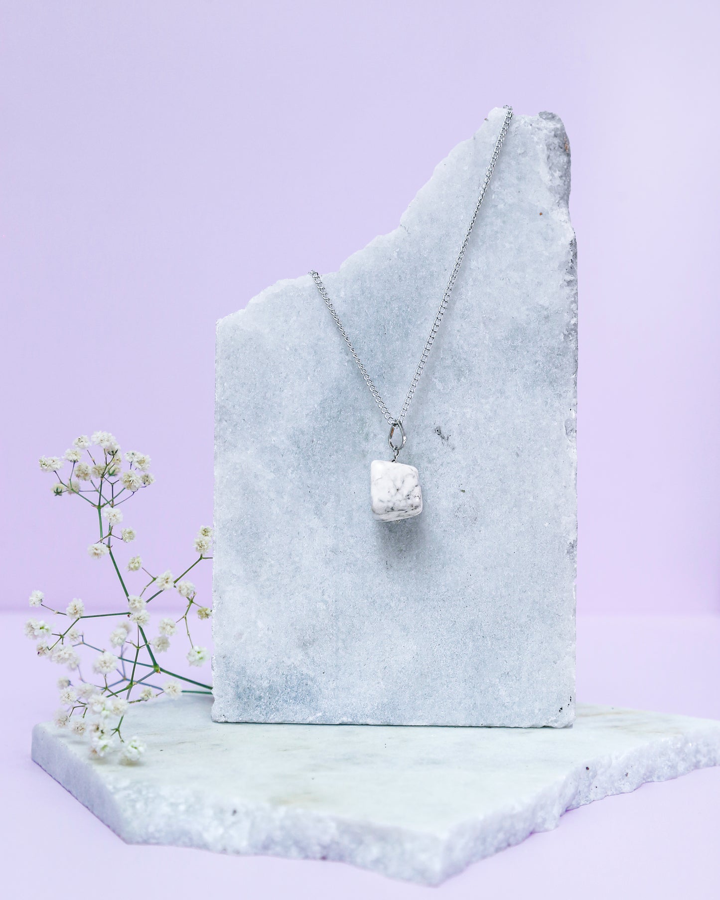 Howlite Tumble Pendant