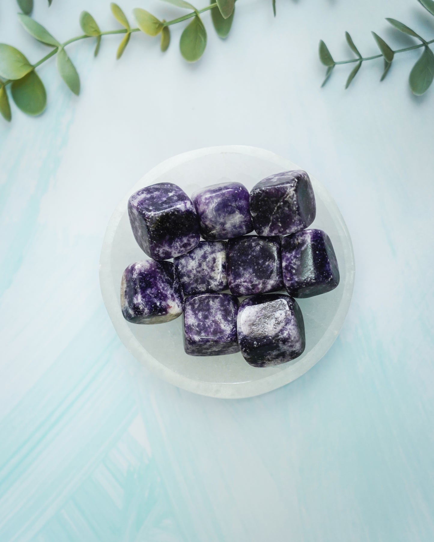 Lepidolite Tumbles