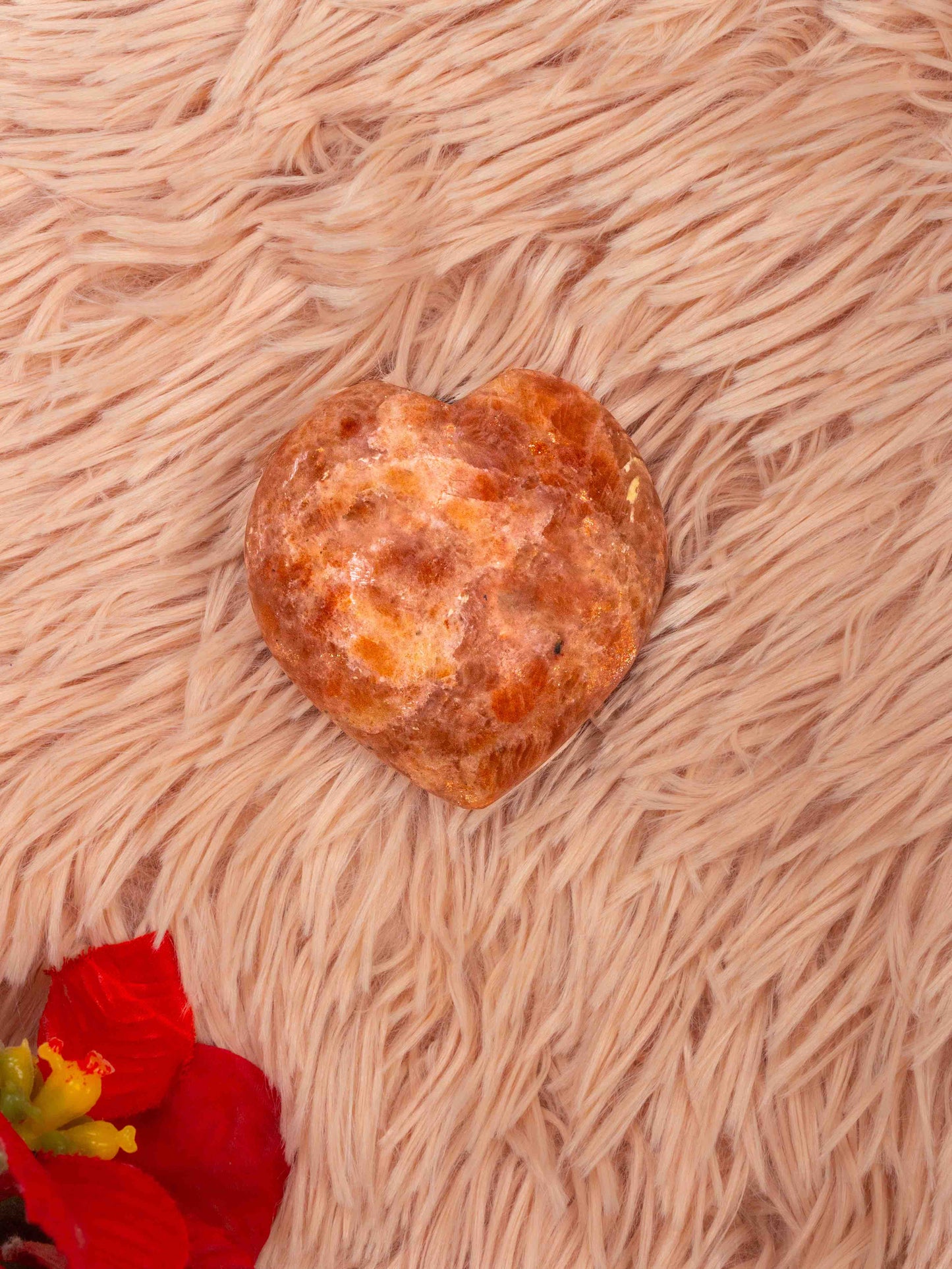 Sunstone Heart Stone