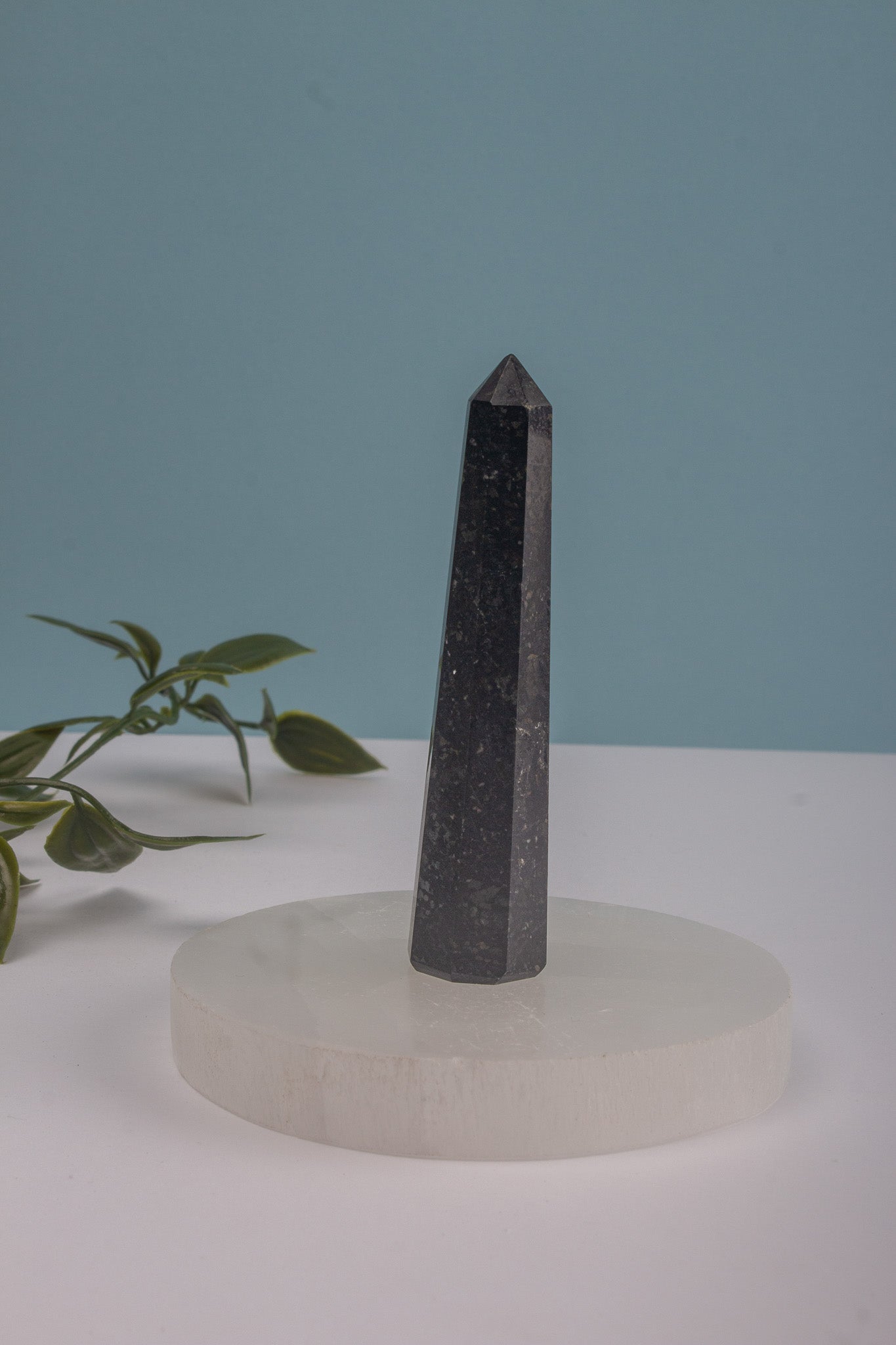 Black Larvikite Tower