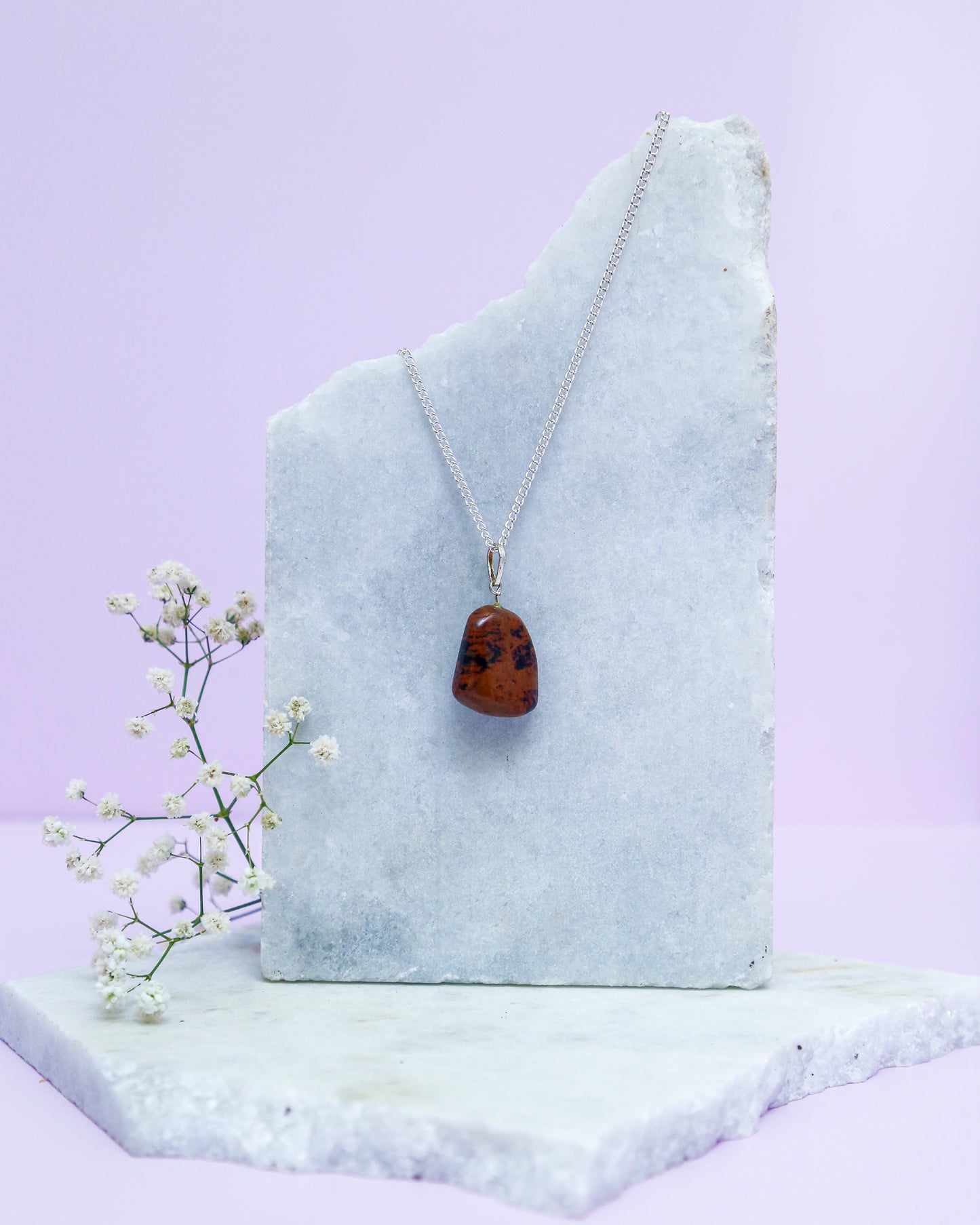 Mahogany Obsidian Tumble Pendant