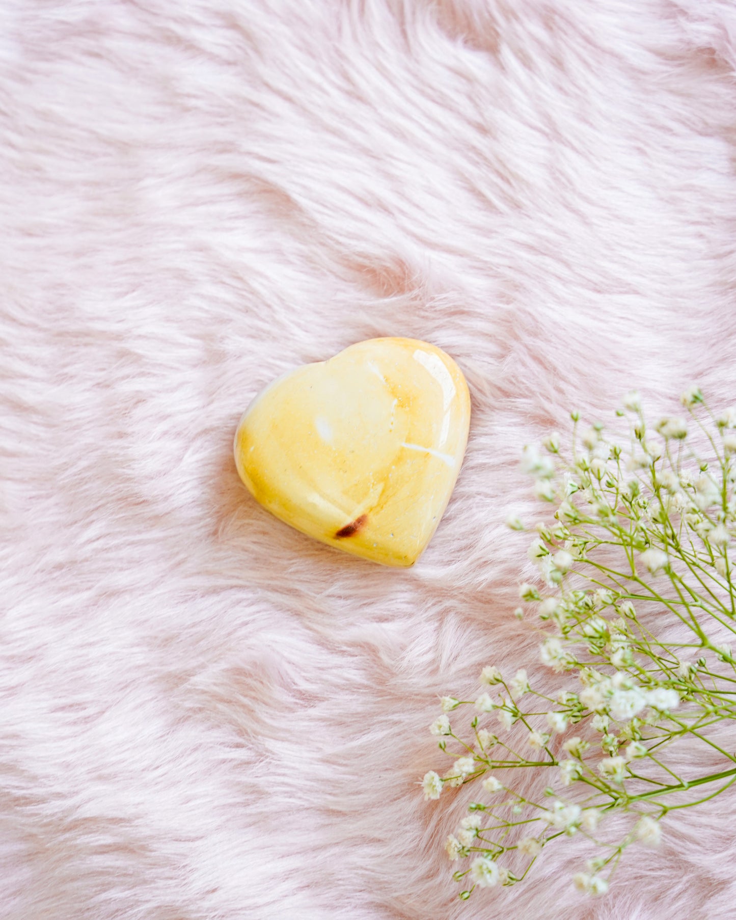 Mookaite Jasper Heart Stone