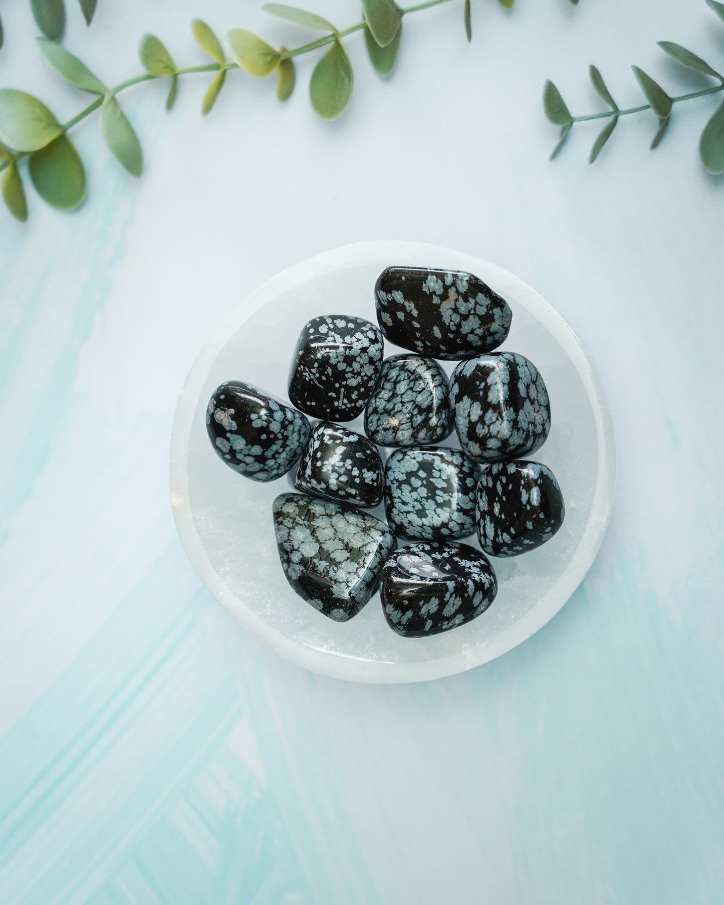 Snowflake Obsidian Tumbles