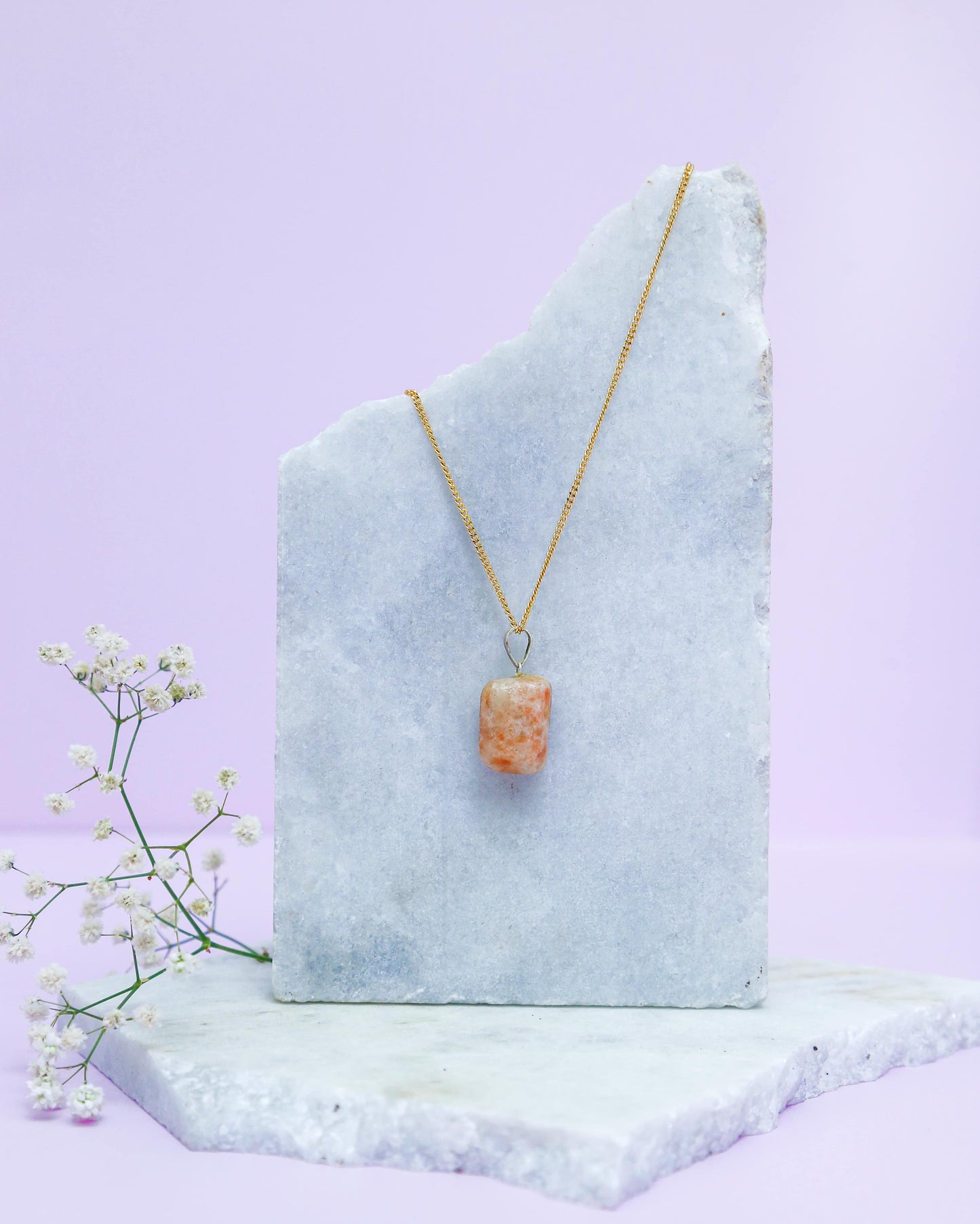Sunstone Tumble Pendant