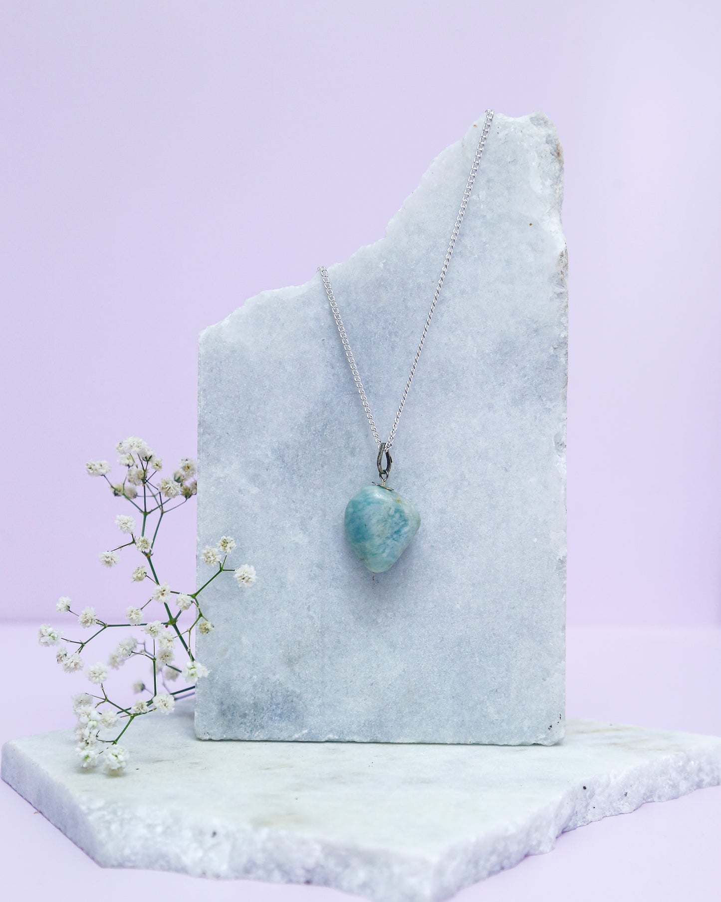 Amazonite Tumble Pendant