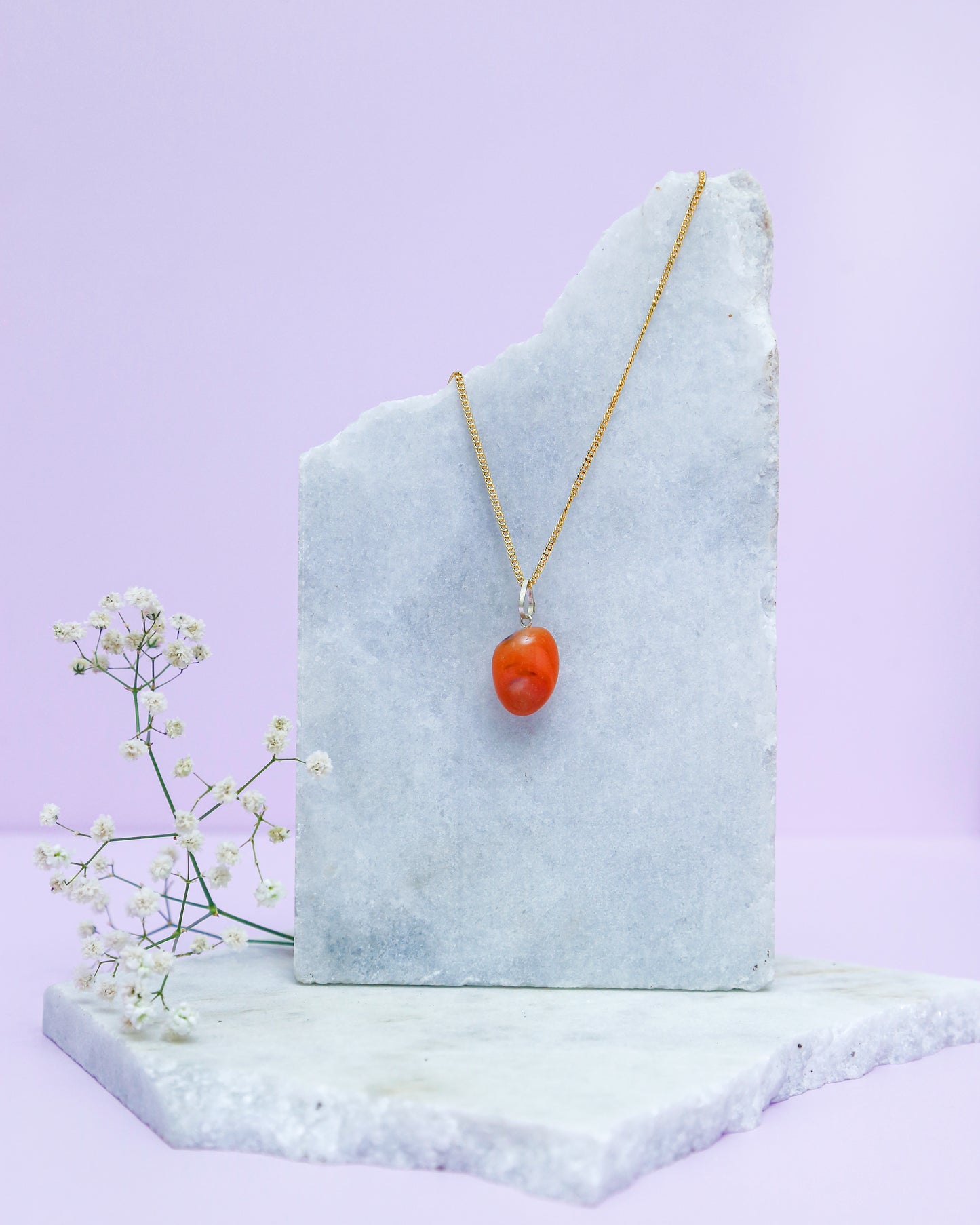 Carnelian Tumble Pendant