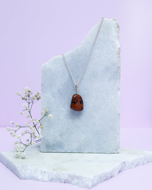 Mahogany Obsidian Tumble Pendant