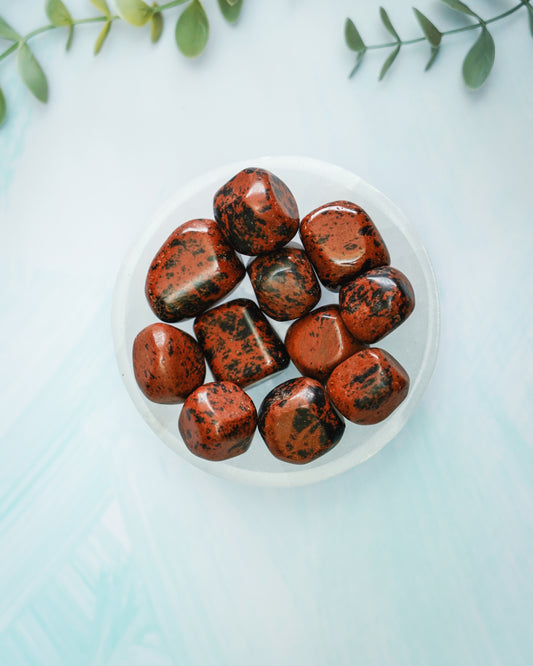 Mahogany Obsidian Tumbles