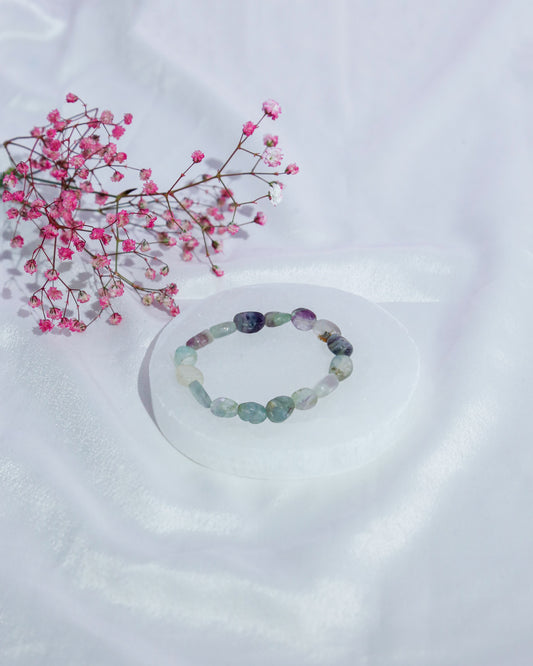 Fluorite Tumble Bracelet